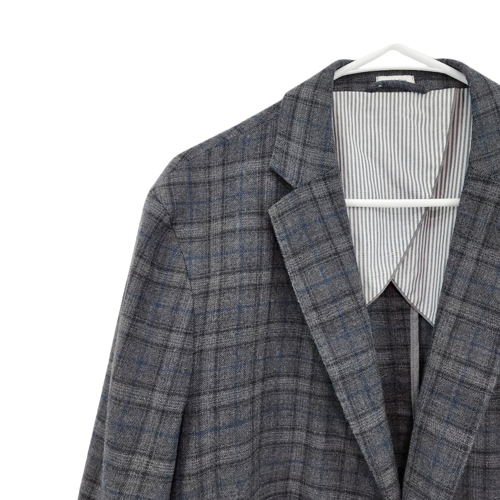 Peter Millar Men's Wool Blend Plaid Blazer - XL - Picture 2 of 8